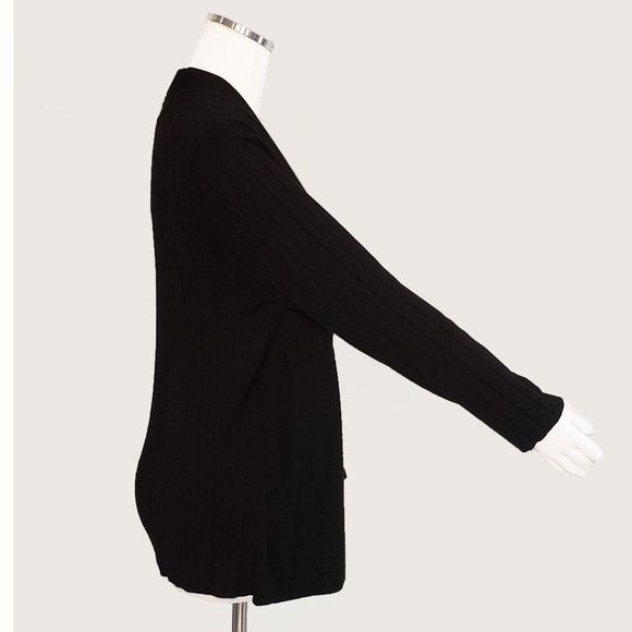 ** Style&co. Black Lined Sweater - Picture 3 of 5